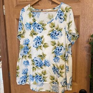 Floral Print Women's Top